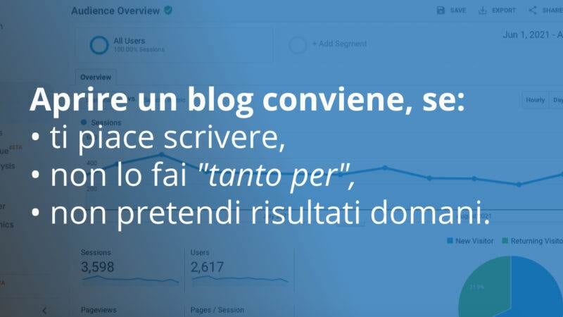 Perché aprire un blog